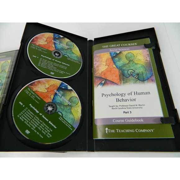 Psychology of Human Behavior Social Sciences The Great Courses 1-3 6 DVD 3 Books - Picture 14 of 16